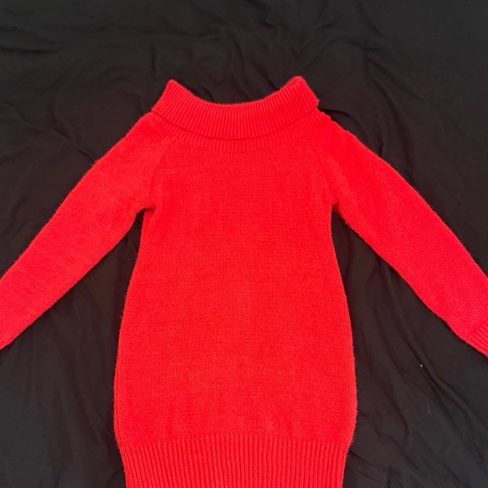 Women's Red off the shoulder body con dress